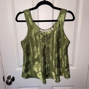 Y2K Victoria's Secret Satin Floral Tank